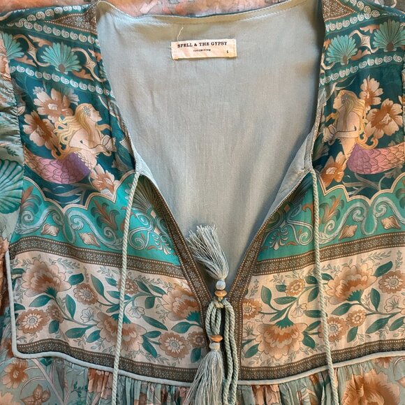 Spell & The Gypsy Seashell Boho Dress, XS - Picture 5 of 9